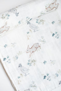 Organic Muslin Gauze Swaddle Blanket - Ivy Hollow