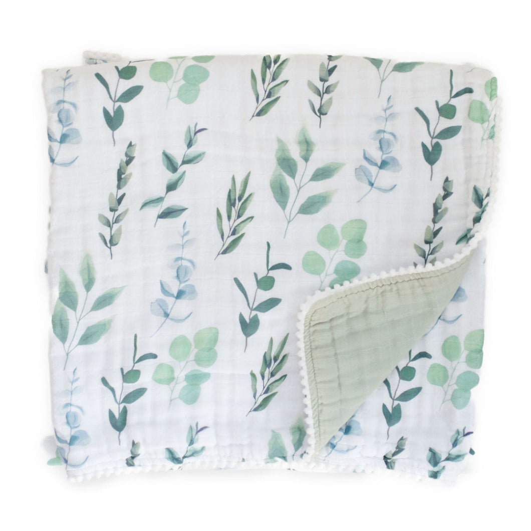 Organic Muslin Gauze Quilt - Sage