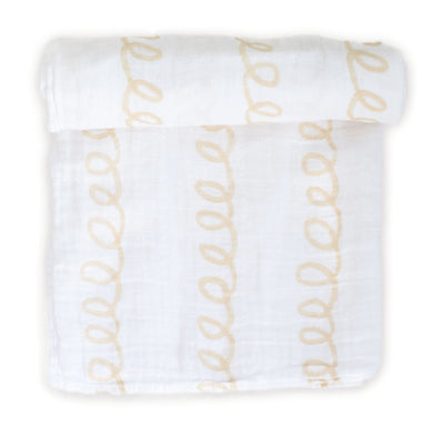 Organic Muslin Gauze Swaddle Blanket - Haven