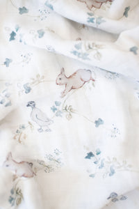 Organic Muslin Gauze Swaddle Blanket - Ivy Hollow